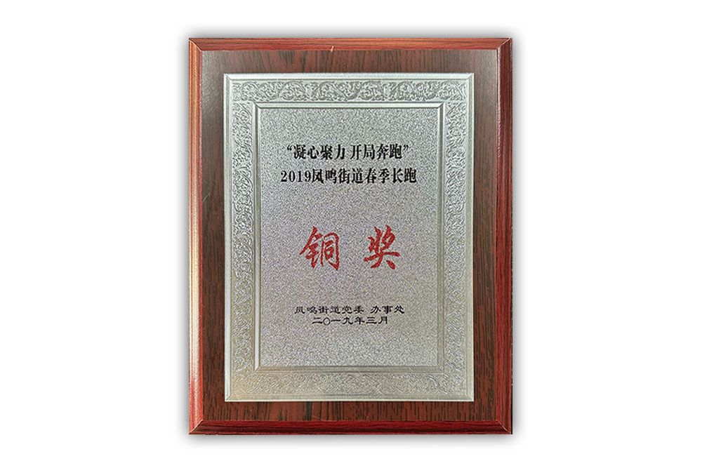 2019鳳鳴街道春季長跑銅獎(jiǎng)